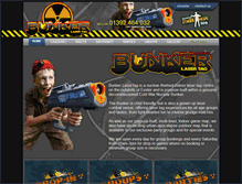 Tablet Screenshot of bunkerlasertag.com